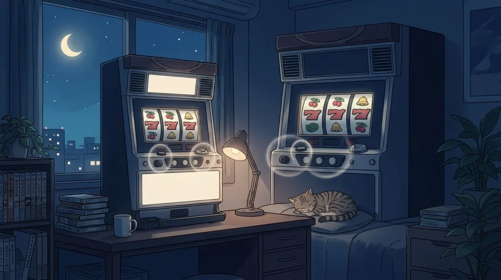 リールストッパーで深夜でも静音